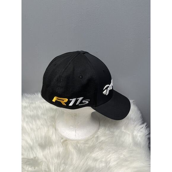 Taylormade Hat Adjustable R11s Black RBZ Driver Lightweight Golf Cap Flex Fit - Picture 2 of 7
